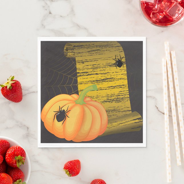 Spiders and Pumpkin Pappersservett (Skapare uppladdad)