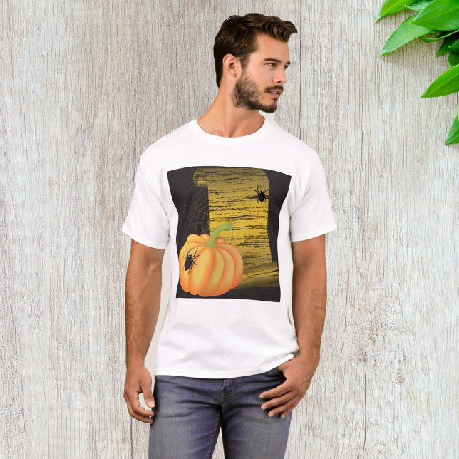 Spiders and Pumpkin T Shirt (Skapare uppladdad)