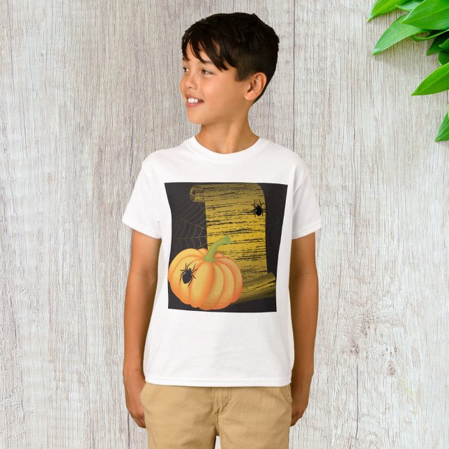 Spiders and Pumpkin T Shirt (Skapare uppladdad)