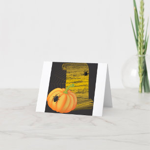 Spiders and Pumpkin Tack Kort