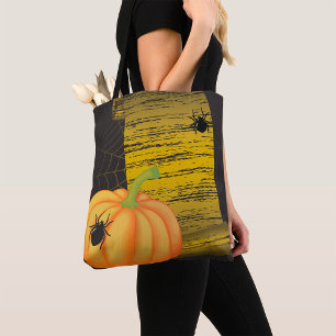 Spiders and Pumpkin Tygkasse