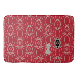 Spiders - Blood Red and Bone White Badrumsmatta