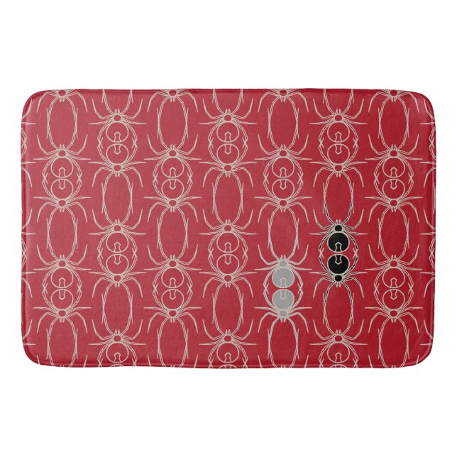 Spiders - Blood Red and Bone White Badrumsmatta (Framsidan)