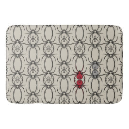 Spiders - Bone White och Fladdermus Black Badrumsmatta