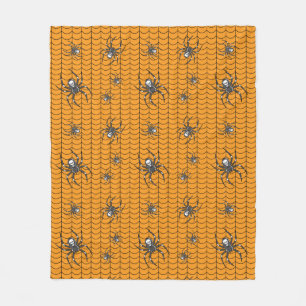 Spiders på Parad Fleece Blanket
