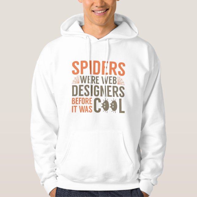 Spiders var Webben designers Hoodie (Framsida)