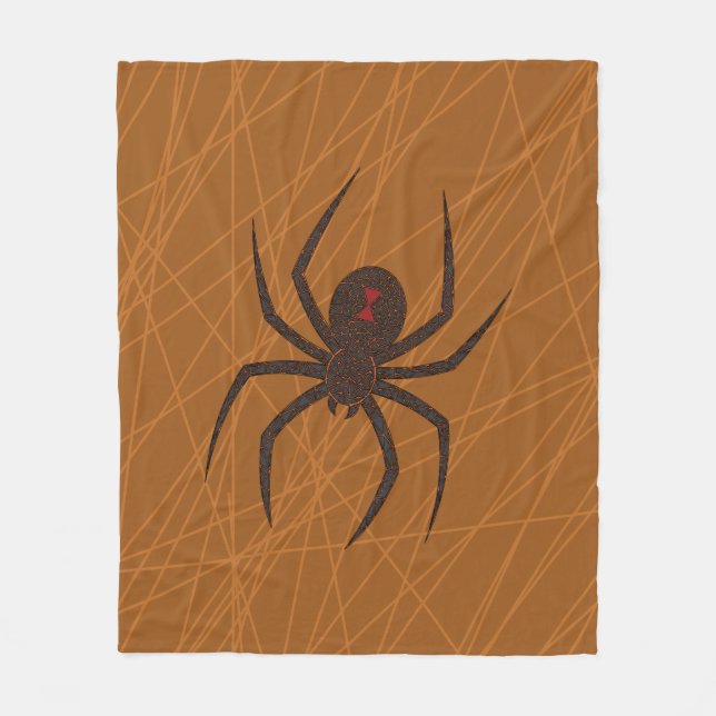 Spiders Webben Fleece Blanket (Framsidan)