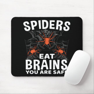 Spiders Websar Ät hjärnor du är Säker Halloween Musmatta