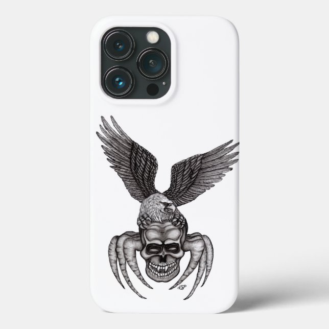 Spiderskalle med Eagle (Baksida)