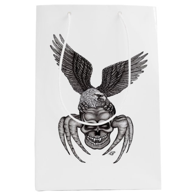 Spiderskalle med Eagle (Framsidan)