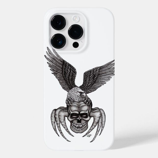 Spiderskalle med Eagle (Baksida)