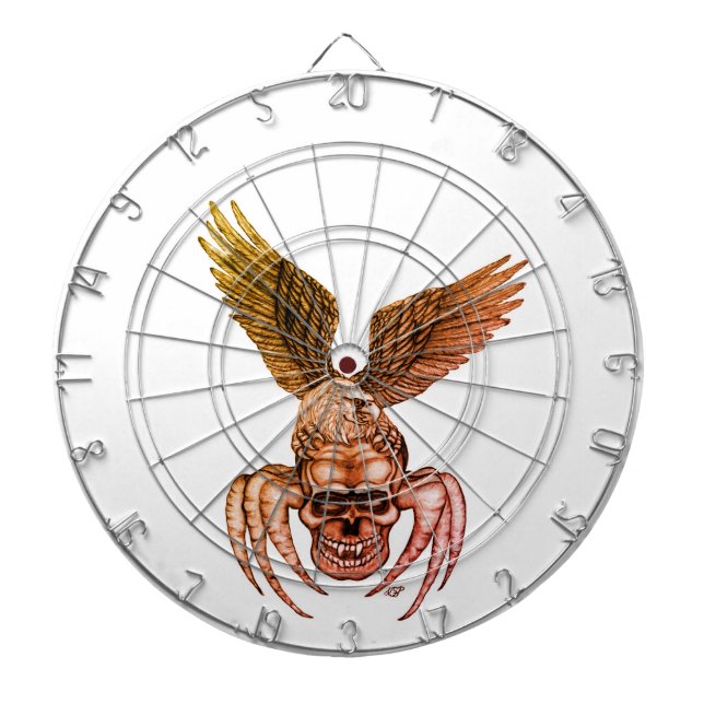Spiderskalle med Eagle Darttavla (Framsidan)