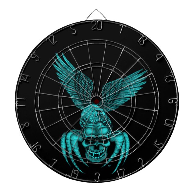 Spiderskalle med Eagle Darttavla (Framsidan)