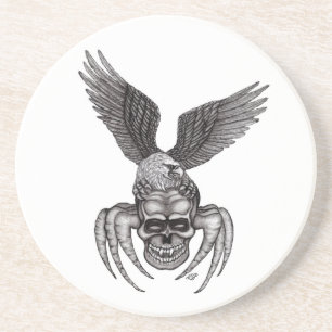 Spiderskalle med Eagle Underlägg