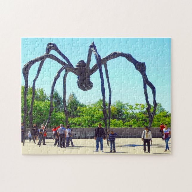 Spiderskulptur Ottawa. Pussel (Horisontell)