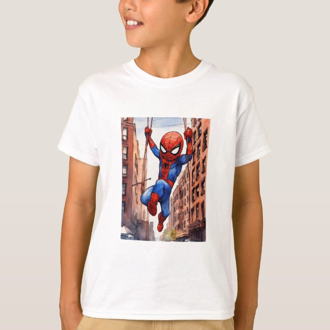 Spidey Swings Äventyr Tee (Framsida)
