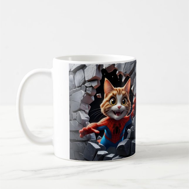 Spidy-Cat mugg (Vänster)