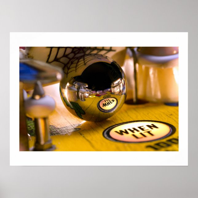 Spidy Spin pinball poster (Framsidan)