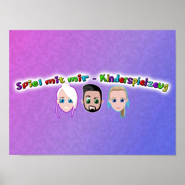 Spiel mit mir Kiderspielzeug Poster (Framsidan)