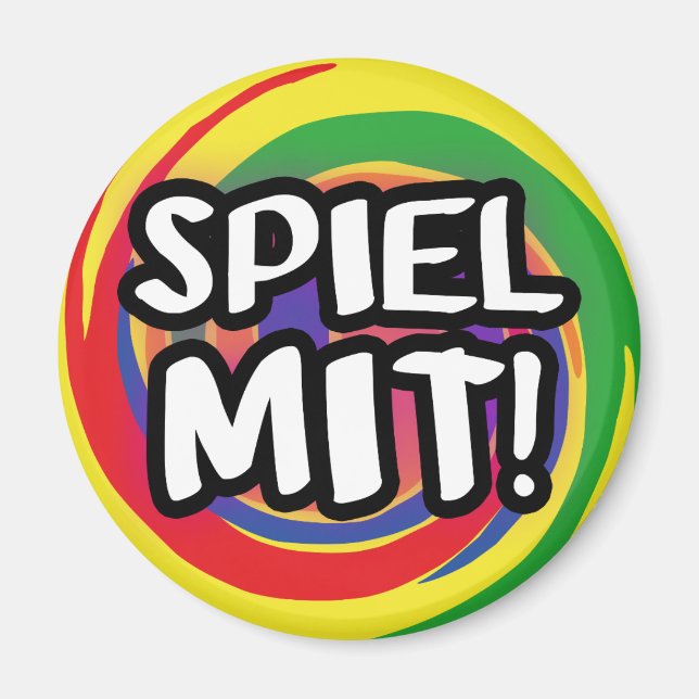 Spiel mit mir Magnet (Framsidan)