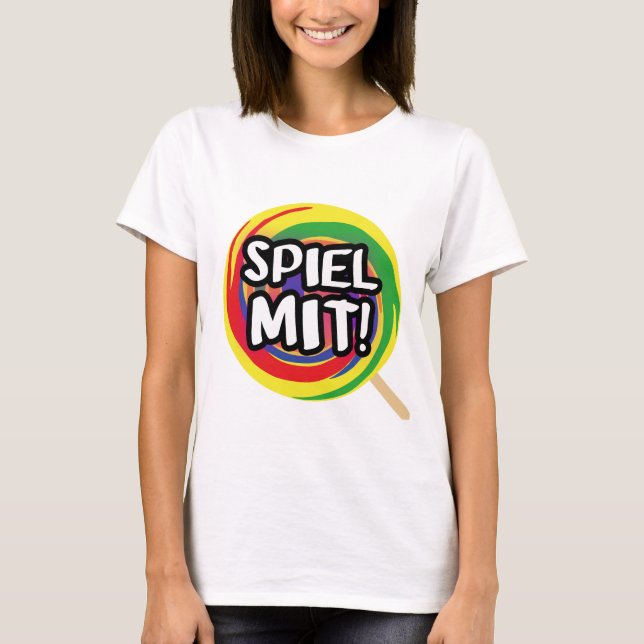 Spiel mit mir T-Shirt für Frauen (Framsida)
