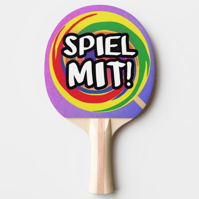 Spiel mit Tischtennisschläger Pingisracket (Framsidan)