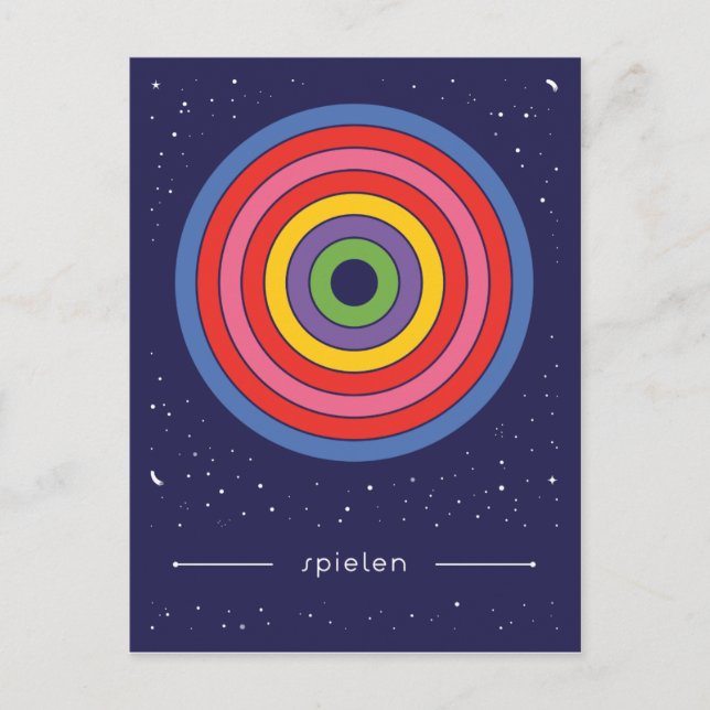 spielen vykort (Framsida)