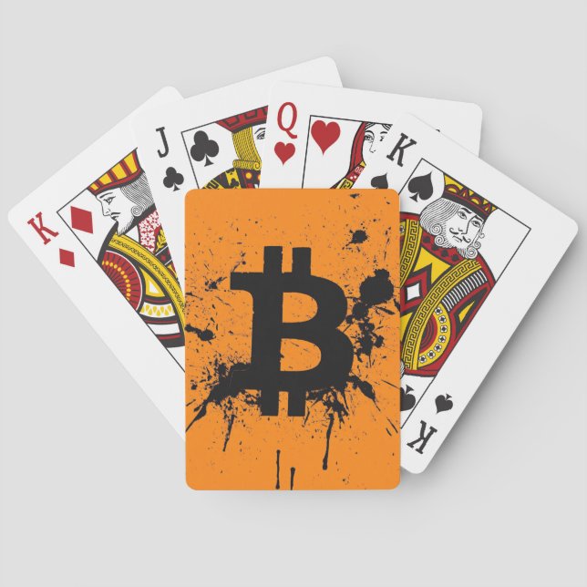 Spielkarten Bitcoin Casinokort (Baksidan)