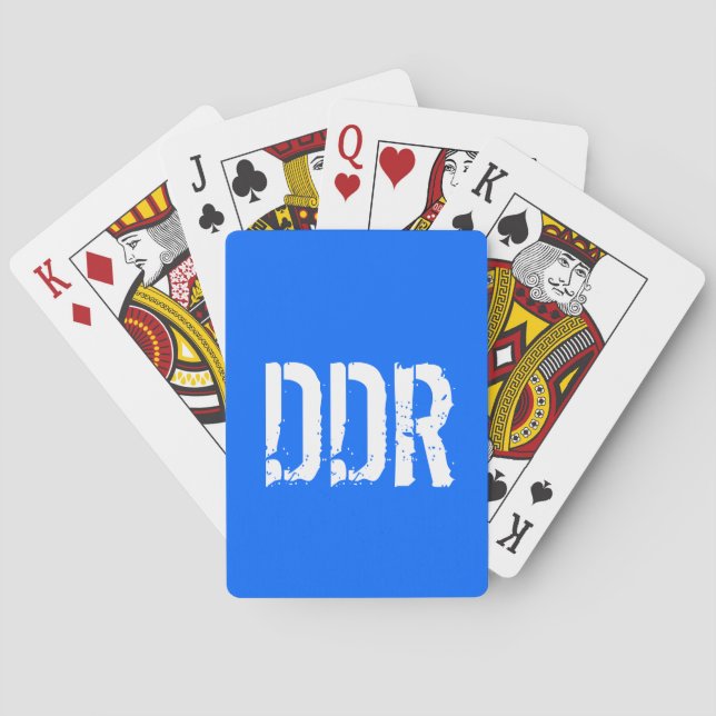 Spielkarten DDR Design Spelkort (Baksidan)