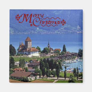 Spiez vid sjön Thun Magnet