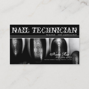 Spika tekniker-/konstnär-/Manicuristvisitkort (2) Visitkort