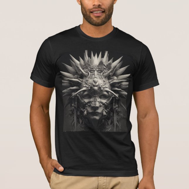 Spikad Slå - Gothic Fine Art T Shirt (Framsida)