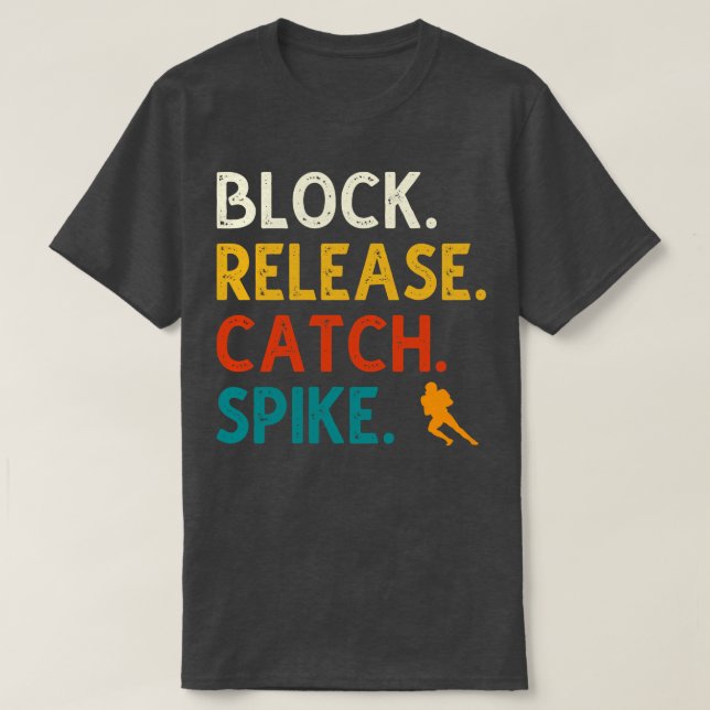 Spike 1 för blockfrisläppning t shirt (Design framsida)