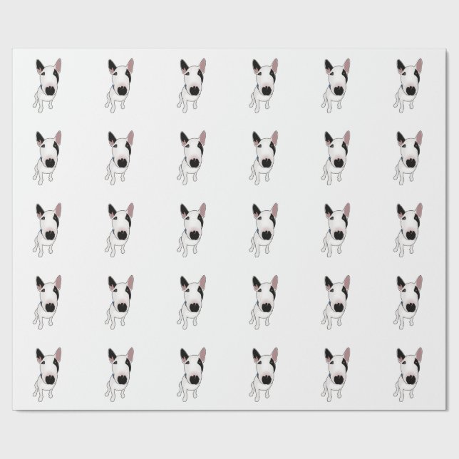 Spike den engelska bullterriern presentpapper (Platt)