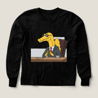 Spike Dinosaur Boss Affärsdräkt Kontor Tecknad Fil T Shirt