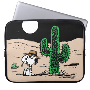 Spike i en Moonlit Desert Laptop Fodral