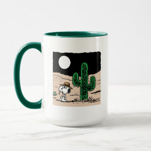 Spike i en Moonlit Desert Mugg