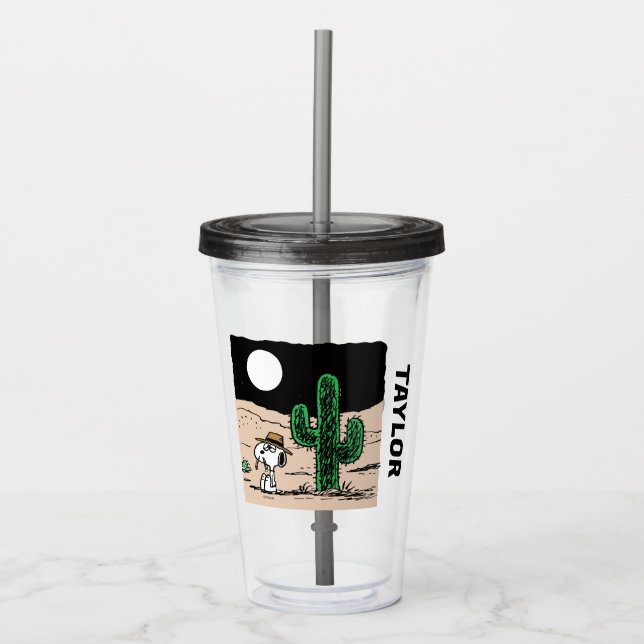 Spike i en Moonlit Desert Take Away Mugg (Framsida)