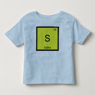 Spike Namn kemi Inslag Periodic Bord T Shirt