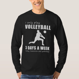 Spike och Chuckle - jag spelar bara min volleyball T Shirt