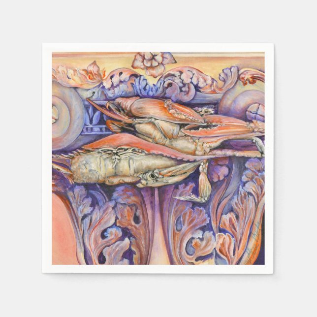 Spike och Märkre för uppspelning av kurvor Pappersservett (Framsidan)