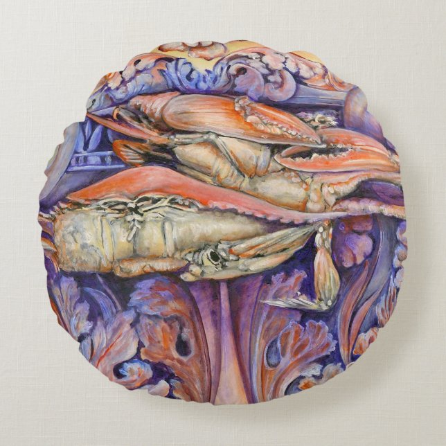 Spike och Märkre för uppspelning av kurvor Rund Kudde (Framsidan)