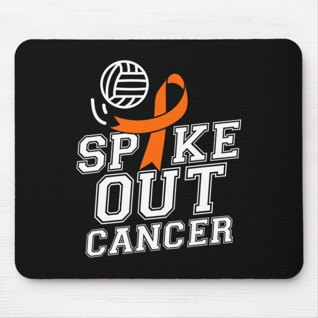 Spike ut Volleyball Leukemi Cancermedvetandegrad R Musmatta (Framsidan)