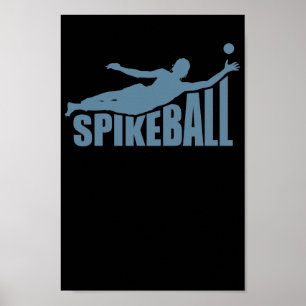 Spikeball Ballsport Freizeit Roundball Poster