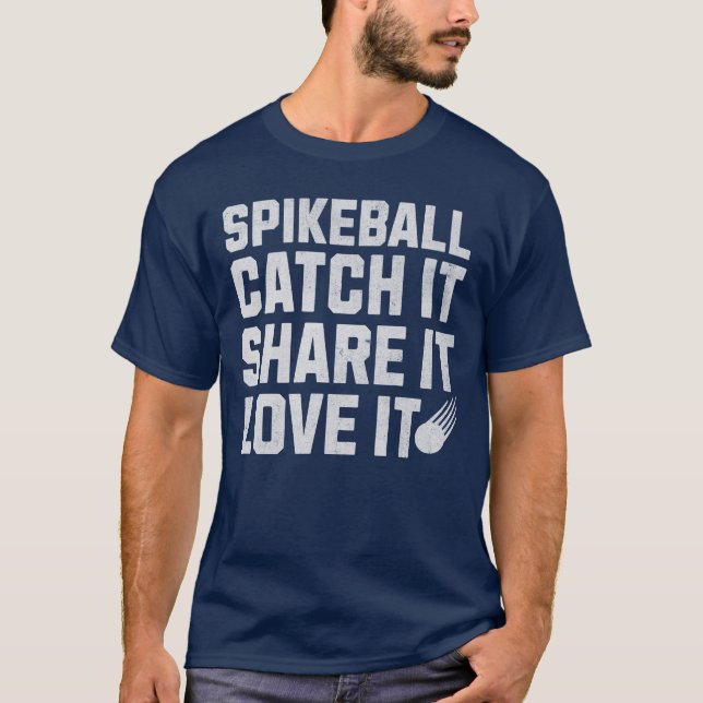 Spikeball Catch  det Kärlek det T Shirt (Framsida)
