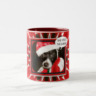Spiked Eggnog-Hund Två-Tonad Mugg