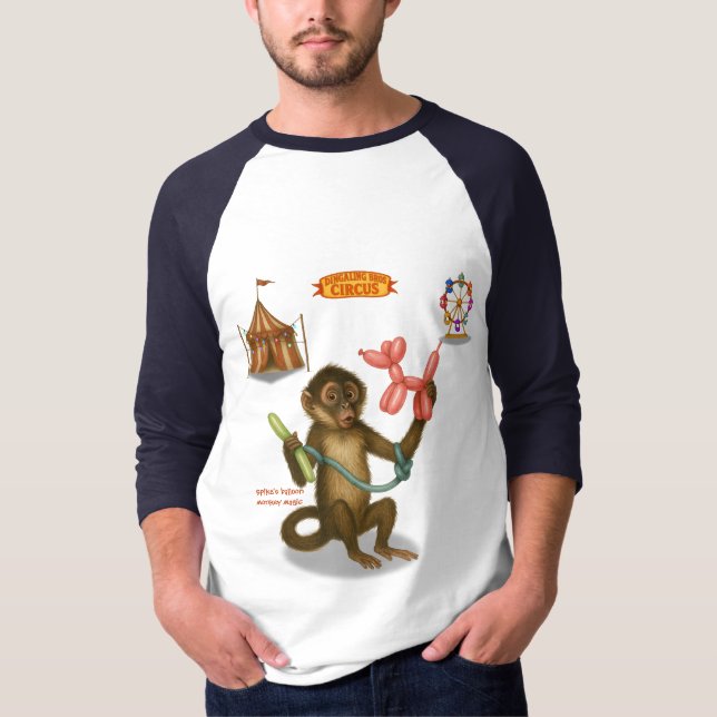 Spikes ballongapa magi t shirt (Framsida)