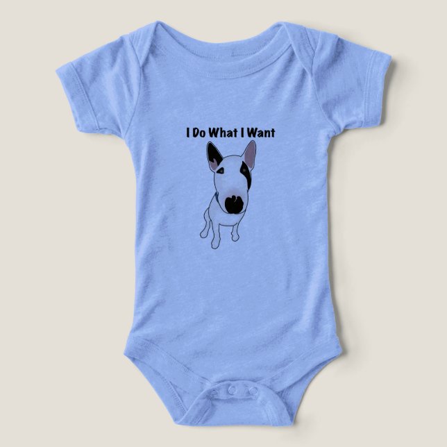 Spiket Baby One biet i Valp T Shirt (Design Framsida)