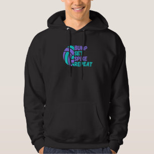 Spiket Ojämnställt minne Upprepa Volleyball Player Hoodie