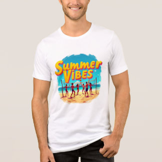 Spiket Sol: Sommaren Vibes frigiven T Shirt